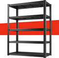 Raybee Garage Shelving 2000LBS Storage Shelves Adjustable Metal Shelves 5 Tier Heavy Duty Shelving