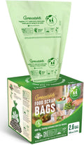UNNI Compostable Trash Bags, 2.6 Gallon / 9.84 Liter, 200 Count, Extra Thick 0.71 Mil Small Kitchen