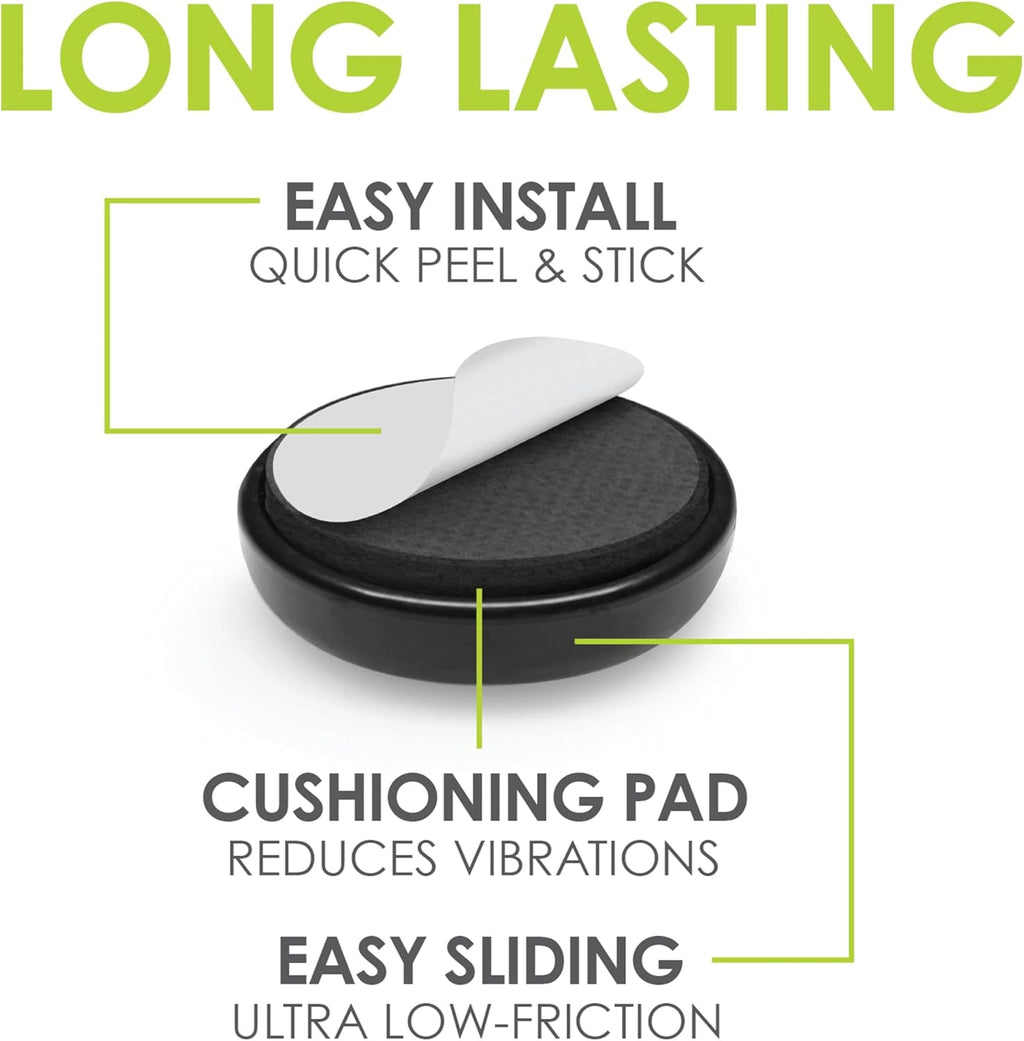 Slipstick GorillaGlides Kitchen Appliance Sliders (24 x 3/4” Round Glides) Self Adhesive Countertop
