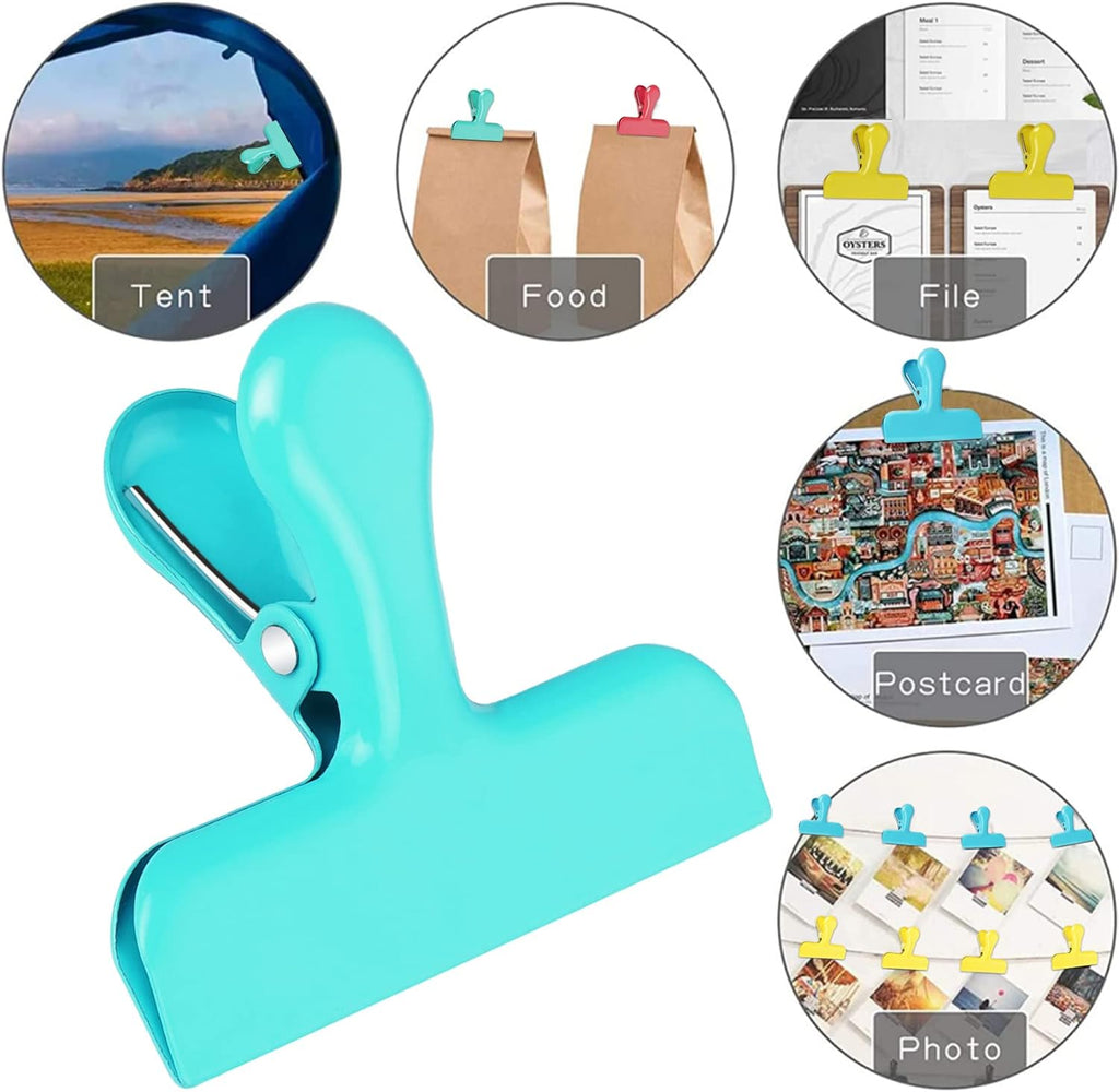 FINDMAG Heavy Duty Stainless Steel Chip Clips, Great for Kitchen Office to Seal Coffee, Chip Bags