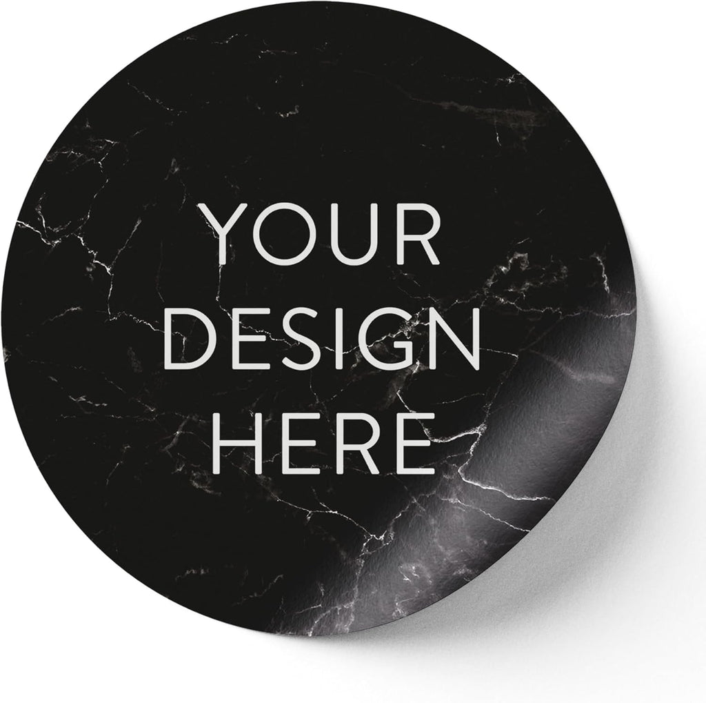 100 Custom Vinyl Stickers - Upload Your own Image, Text, Design, Logo - Personalized Logo Labels