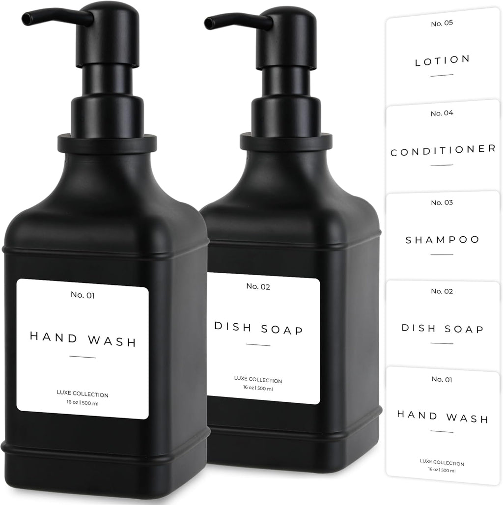 Emerson Essentials Soap Dispenser, Dish Soap Dispenser, Soap Dispenser Bathroom Set, Hand Soap
