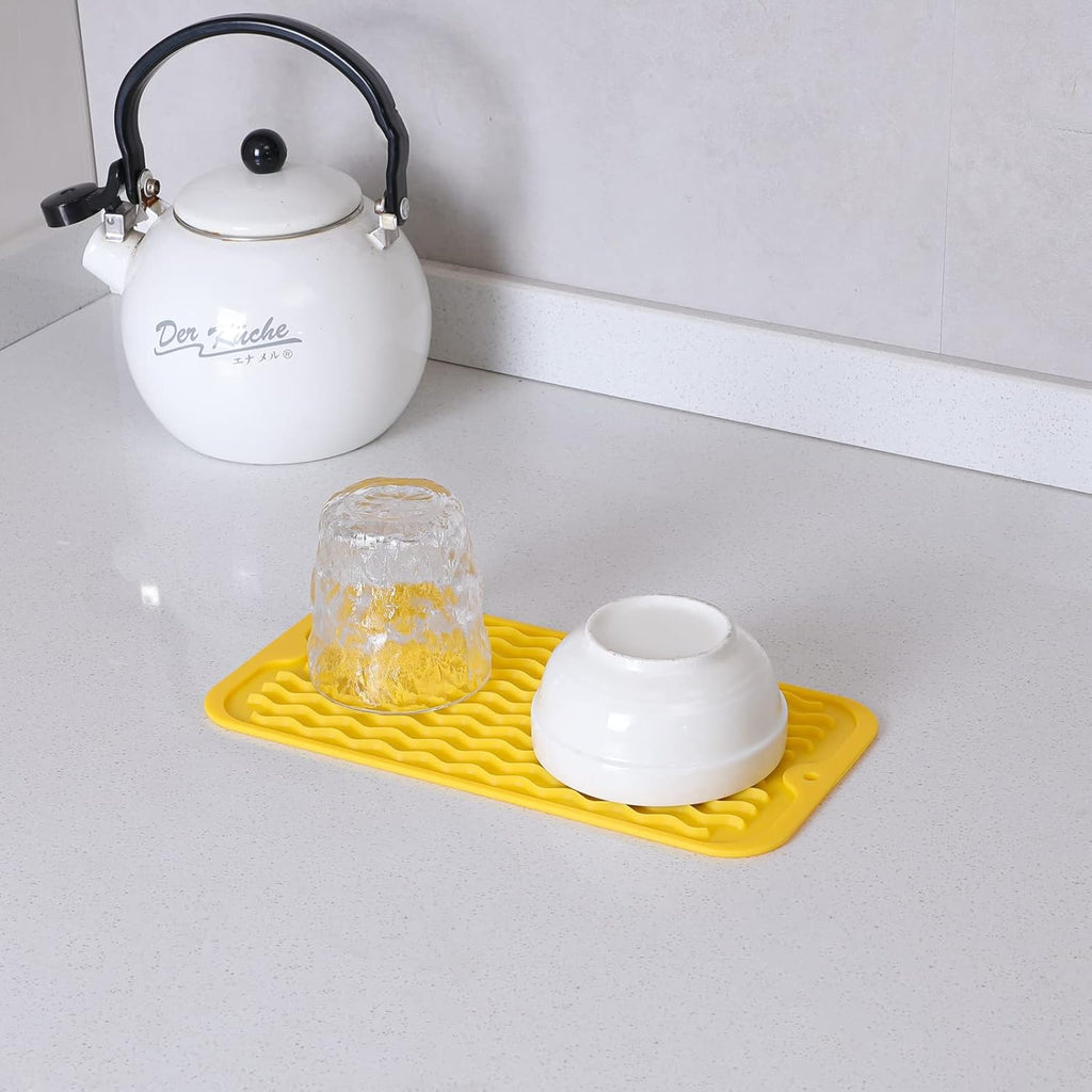 Silicone Dish Drying Mat for Multiple Usage,Easy clean,Eco-friendly,Heat-resistant Silicone Mat for