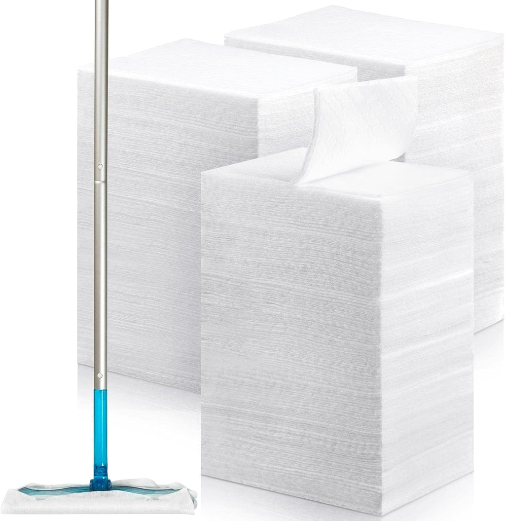 Hoolerry 900 Count Dry Sweeping Cloths Dry Mop Refills Sweeper Dusting Cloths Disposable Duster