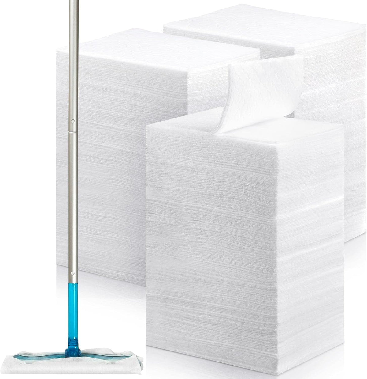 Hoolerry 900 Count Dry Sweeping Cloths Dry Mop Refills Sweeper Dusting Cloths Disposable Duster