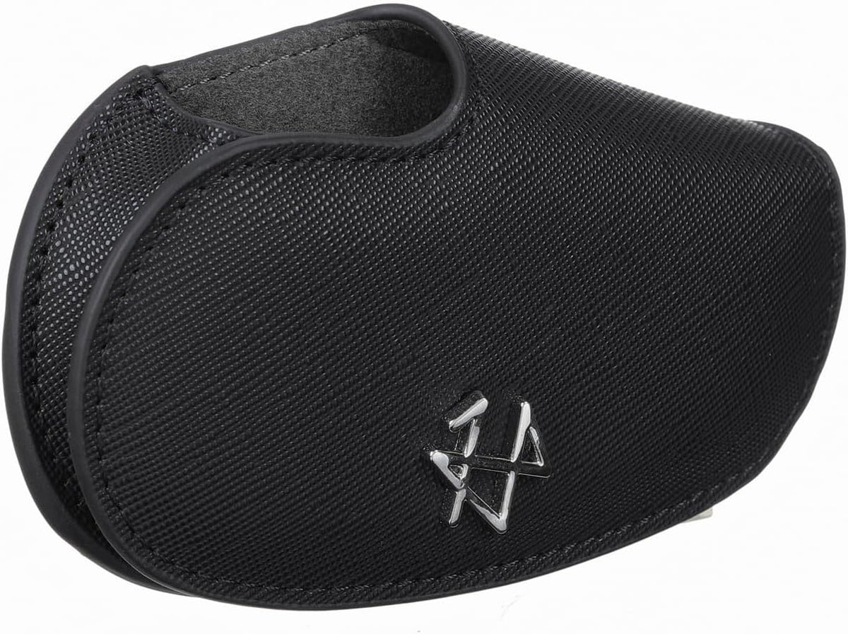 Golf Iron Covers 9pcs or 1pc Saffiano Leather Magnetic Club Headcover for Right Hand
