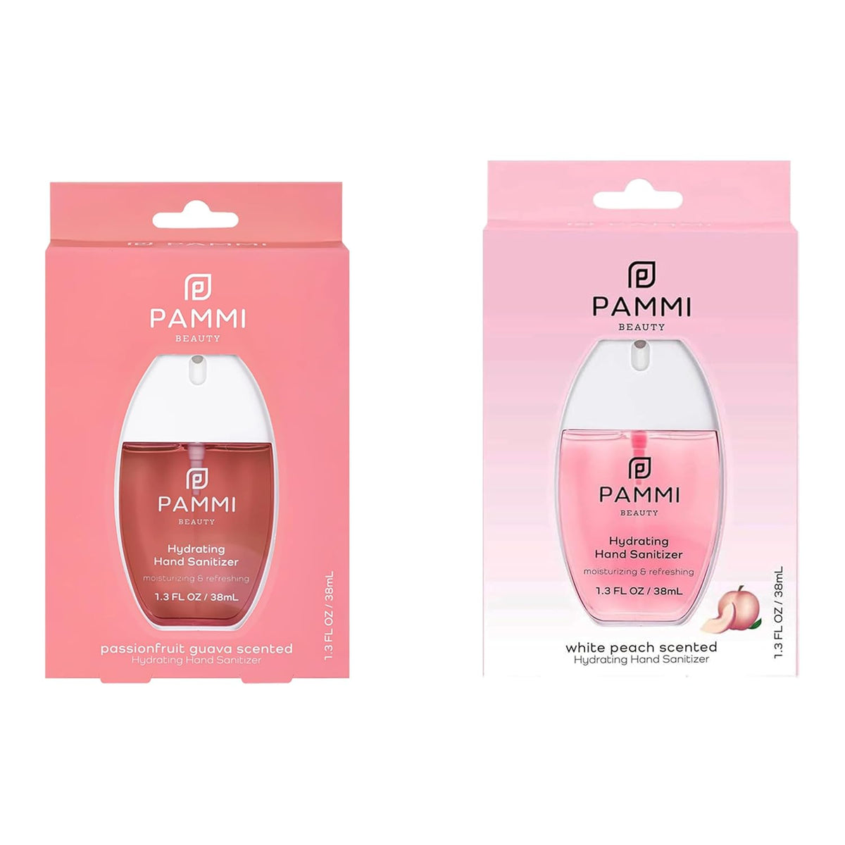PAMMI Power Mist Hydrating Hand Sanitizer Spray, Portable Travel Size Pocket Hand Sanitizer