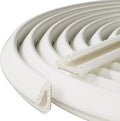 V-Shaped Weather Stripping Door Seal, 33FT Draft Stopper for Doors/Windows, Gaps, Dustproof