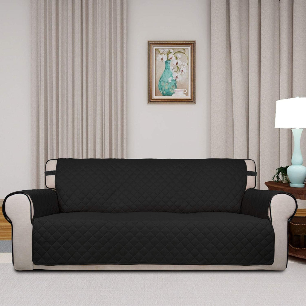 PureFit Reversible Quilted Sofa Cover, Water Resistant Slipcover Furniture Protector, Washable