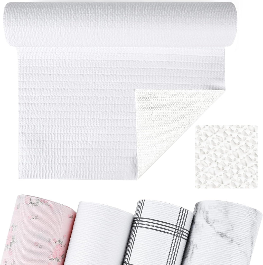 Non-Adhesive Shelf and Drawer Liner for Kitchen Cabinets, 12 in x 20FT Strong Non-Slip Cabinet