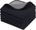 KinHwa Kitchen Washcloths for Dishes Absorbent Microfiber Dish Cloths Quick Dry Dish Rags with Poly