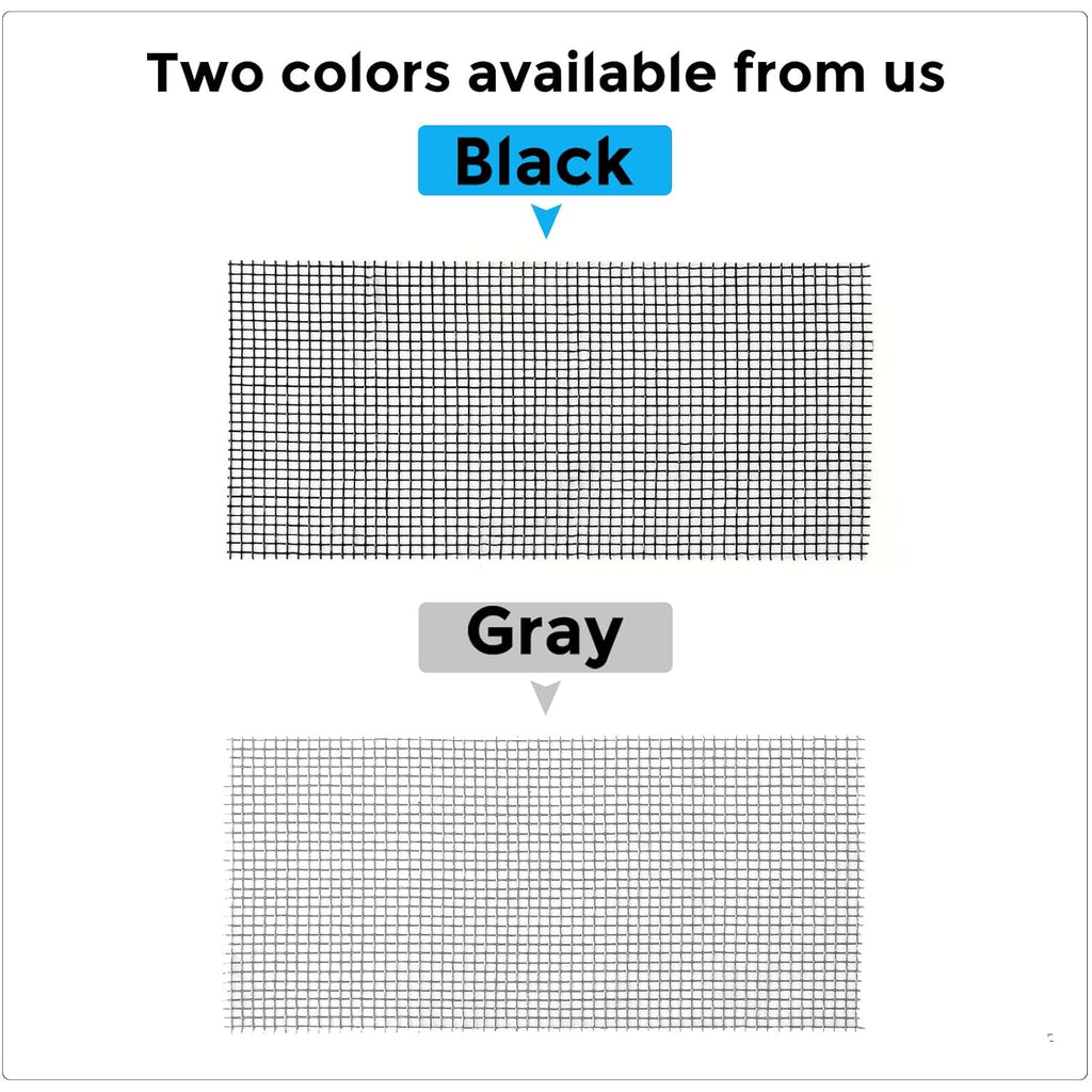 Grey Window Screen Repair Tape, 4IN X 25FT (300IN) Screen Repair Kit for Windows or Doors, Strong