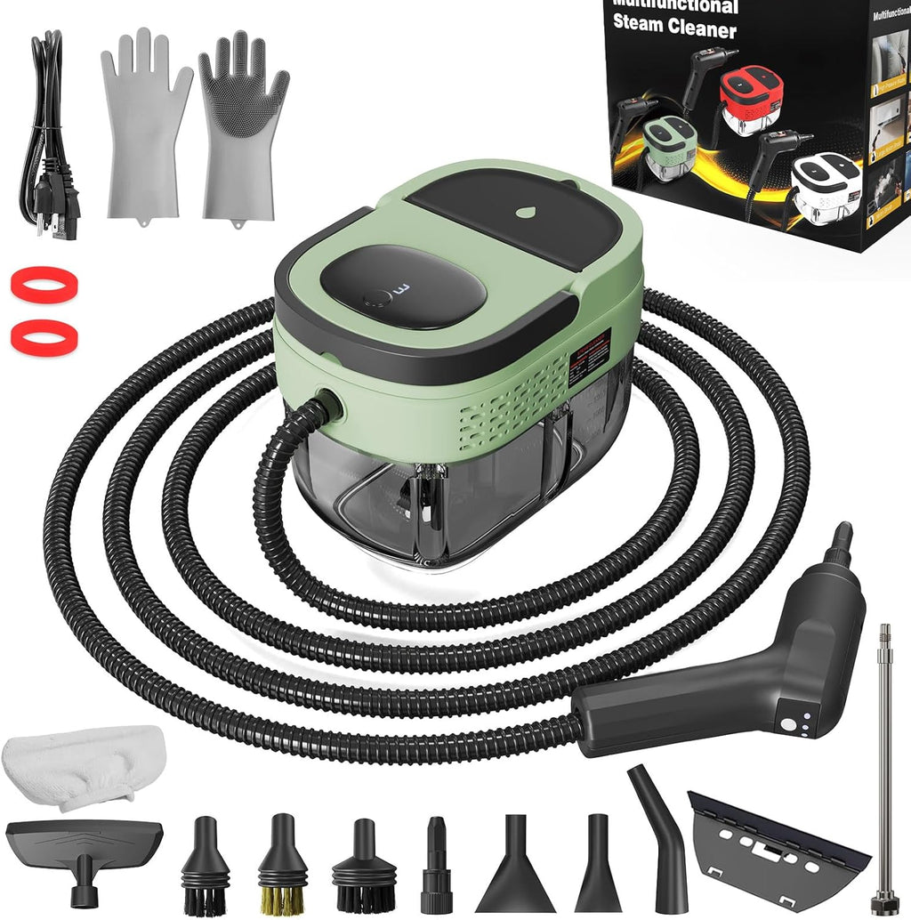 Handheld Steam Cleaner, 2500W High Pressure Steamer for Cleaning, Portable Steam Cleaner with 1.6L