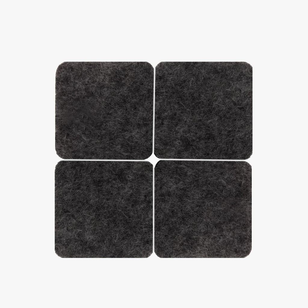 SOFTTOUCH 4717895N Heavy Duty Square Felt Furniture Pads to Protect Hardwood Floors from Scratches
