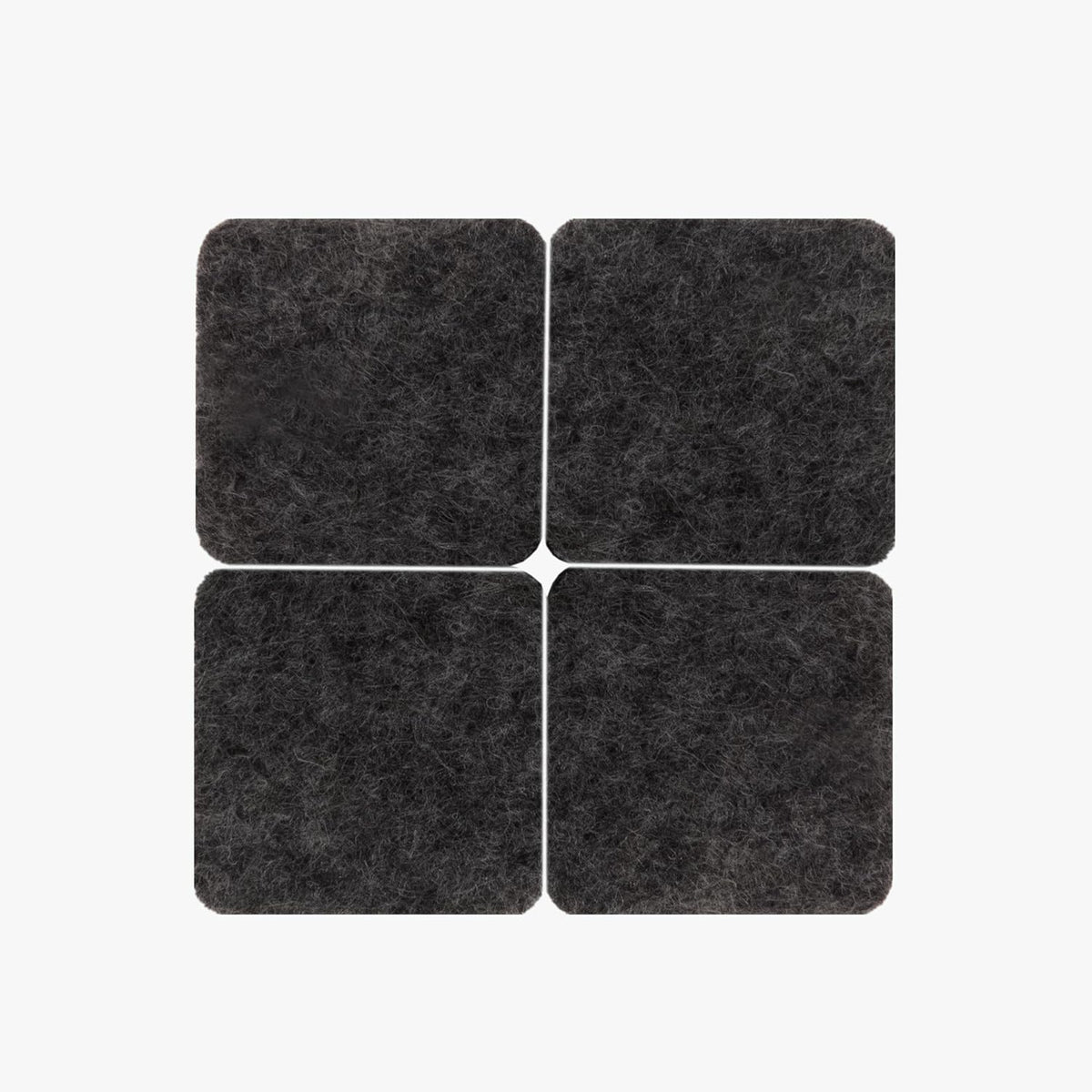 SOFTTOUCH 4717895N Heavy Duty Square Felt Furniture Pads to Protect Hardwood Floors from Scratches