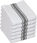 WHITEWRAP Kitchen Dish Towels for Kitchen, Highly Absorbent for Drying and Cleaning, Durable and