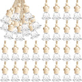BBTO 50 Pcs Hanging Car Air Freshener Car Diffuser Bottles Empty Glass Perfume Bottle Freshener