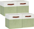 DULLEMELO Fabric Storage Cubes, 12x12 Storage Cube Bins for Organizing, Foldable Storage Baskets