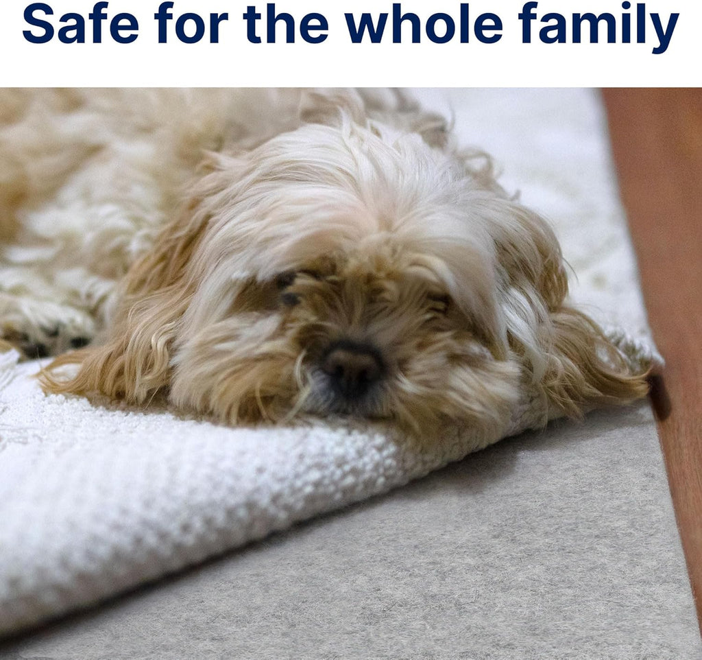 RUGPADUSA - Eco-Plush - 9'10" x 13'10" - 1/4" Thick - 100% Felt - Premium Cushioned Rug Pad
