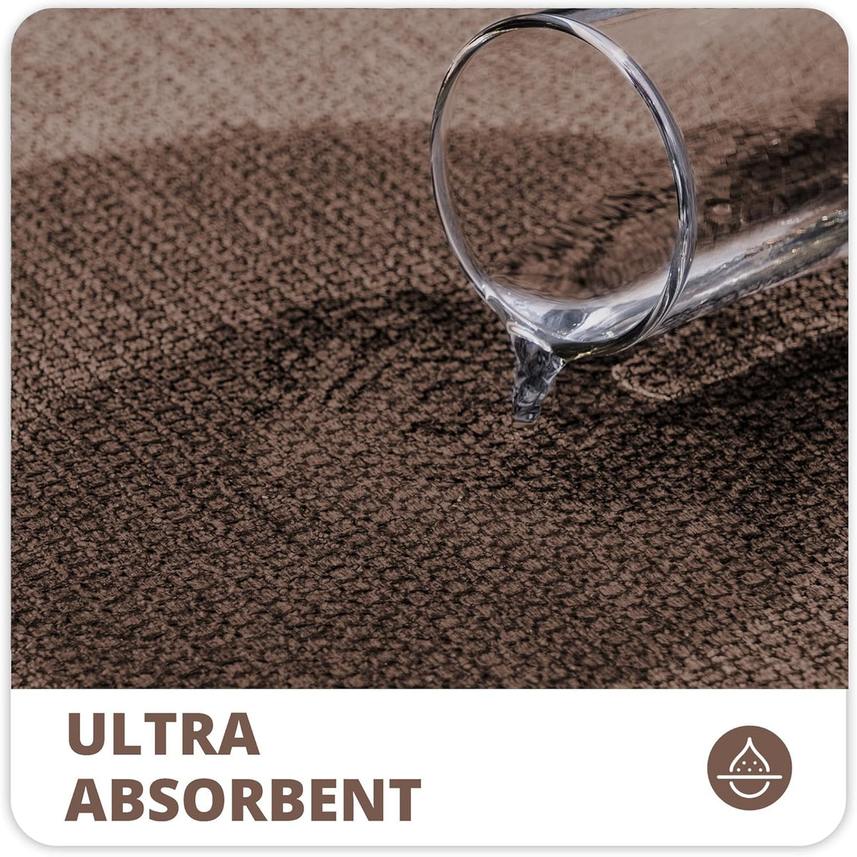 Bath Mat,Ultra Thin Bathroom Rugs,Rubber Bath Mats for Bathroom,No Slip Bath Rugs,Quick Dry,Machine