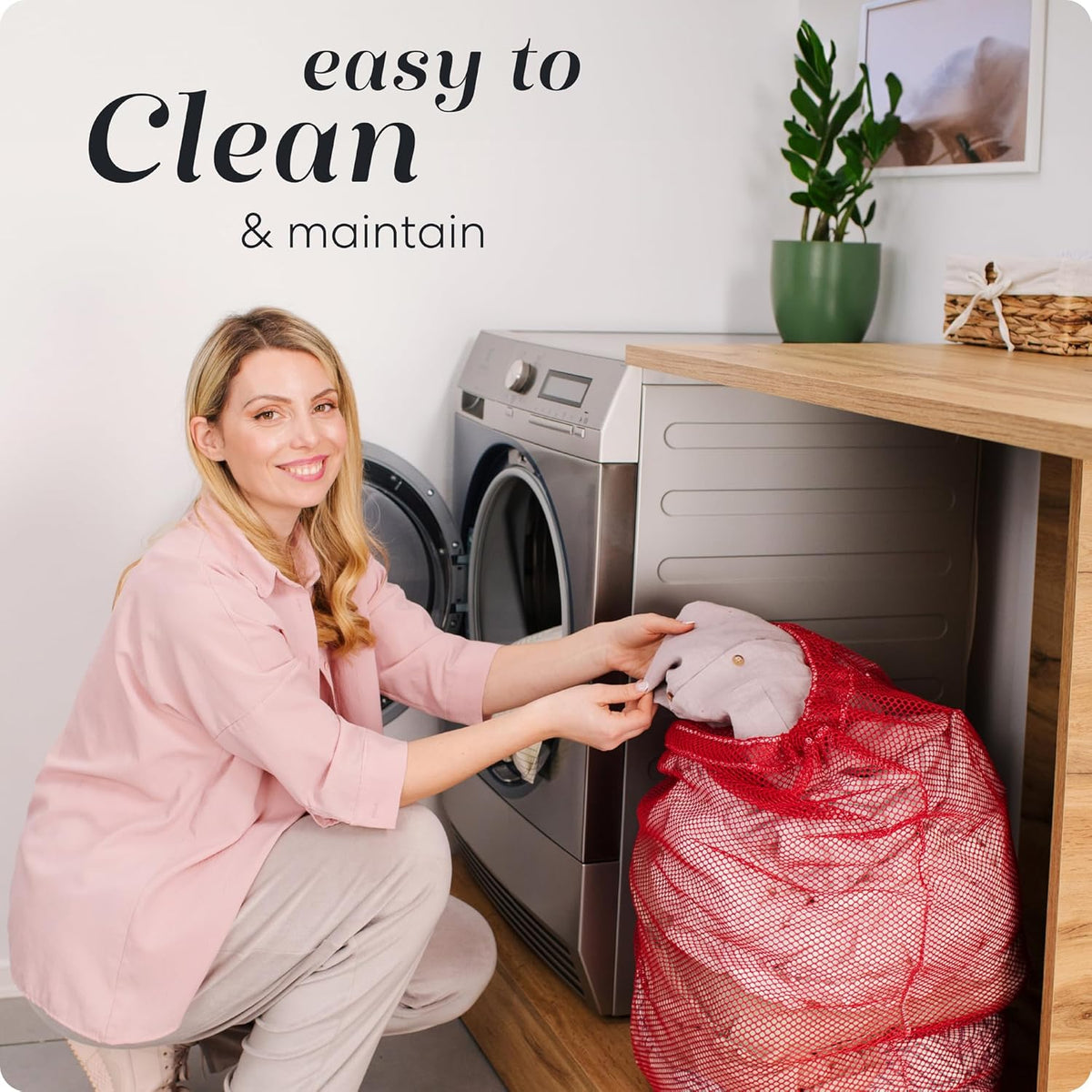 Handy Laundry Mesh XL Laundry Bags - Durable, Machine Washable with Secure Drawstring Closure