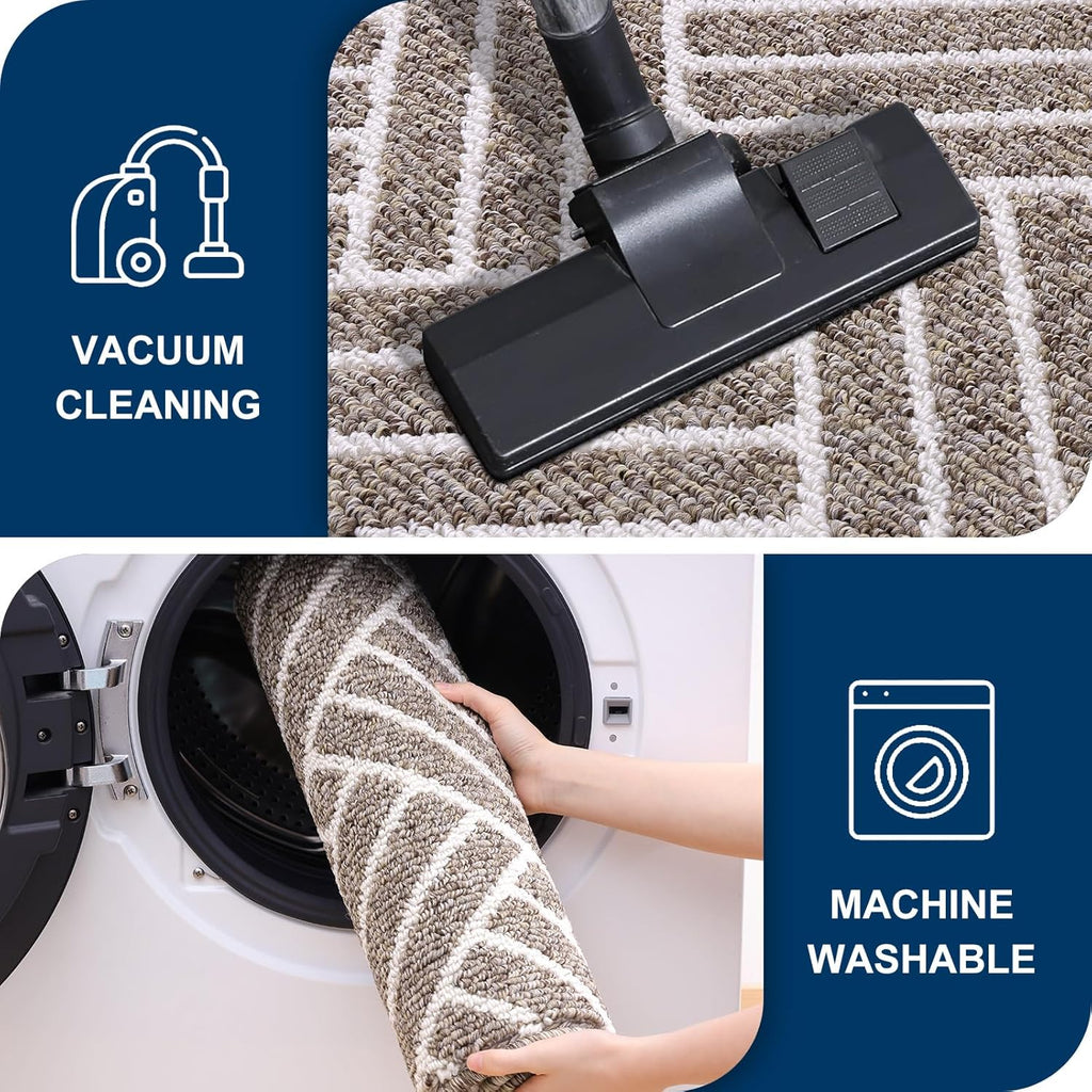 OLANLY Indoor Door Mat, 36x24 Inch, Dirt Resistant and Absorbent, Non-Slip Rubber Backing Floor