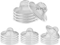 20PCS Stainless Steel Slop Basket Filter Trap, 2.75" & 4.41" Bathroom Sink Drain Strainer Mesh
