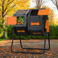Compost Bin Outdoor, 45 Gallon / 170L Composter Tumbler, 360° Rotating Compost Bin Outdoor
