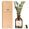 WEALD TRIBE Flower Reed Diffuser Set Eucalyptus & Lavender Scent for Room Bathroom Accessories