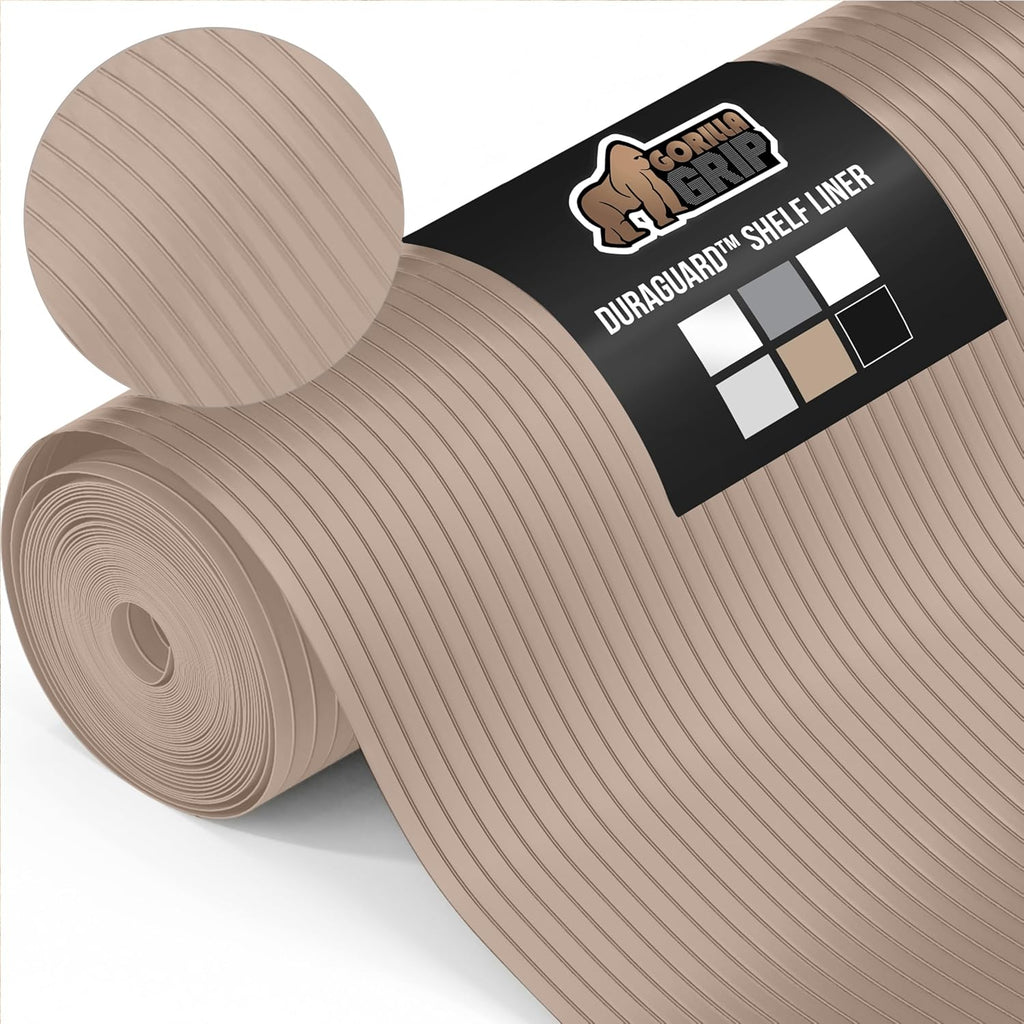 GORILLA GRIP DuraGuard Shelf Liner, 20x20 Non-Adhesive Cabinet Liners for Kitchen Drawers, Shelves