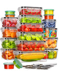 Canfanni 40 Piece Food Storage Containers with Lids, BPA-Free
