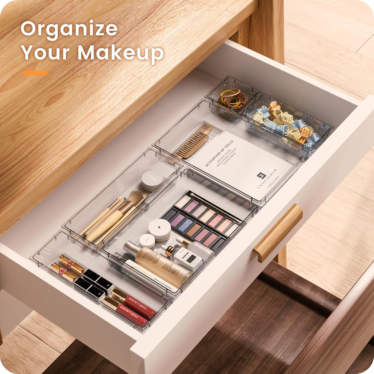 A-LuGei Drawer Organizer, Bathroom Organizers and Storage, Makeup organizer, Desk drawer organizer