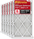 Filtrete 17.5x29.5x1 AC Furnace Air Filter, MERV 11, MPR 1000, Micro Allergen Defense, 3-Month