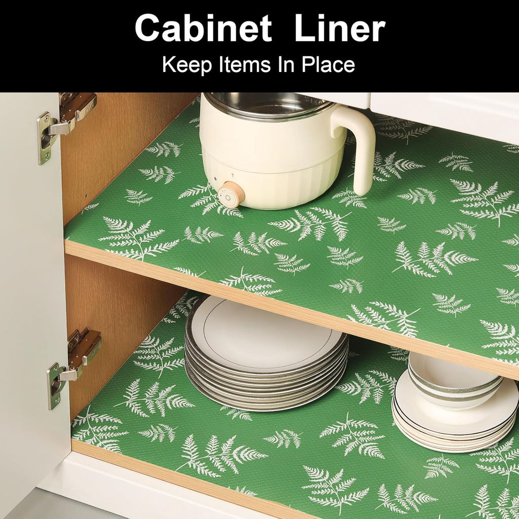 CooyesFridge Liners Shelf Liner for Kitchen Cabinets Refrigerator Liners Waterproof & Oil-Proof