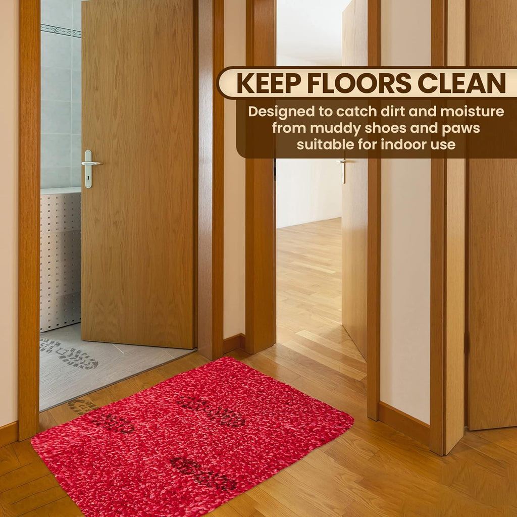 Premium Microfiber Indoor Door Mat – 20"x30" Washable Entry Mat, Non-Slip, Waterproof Backing