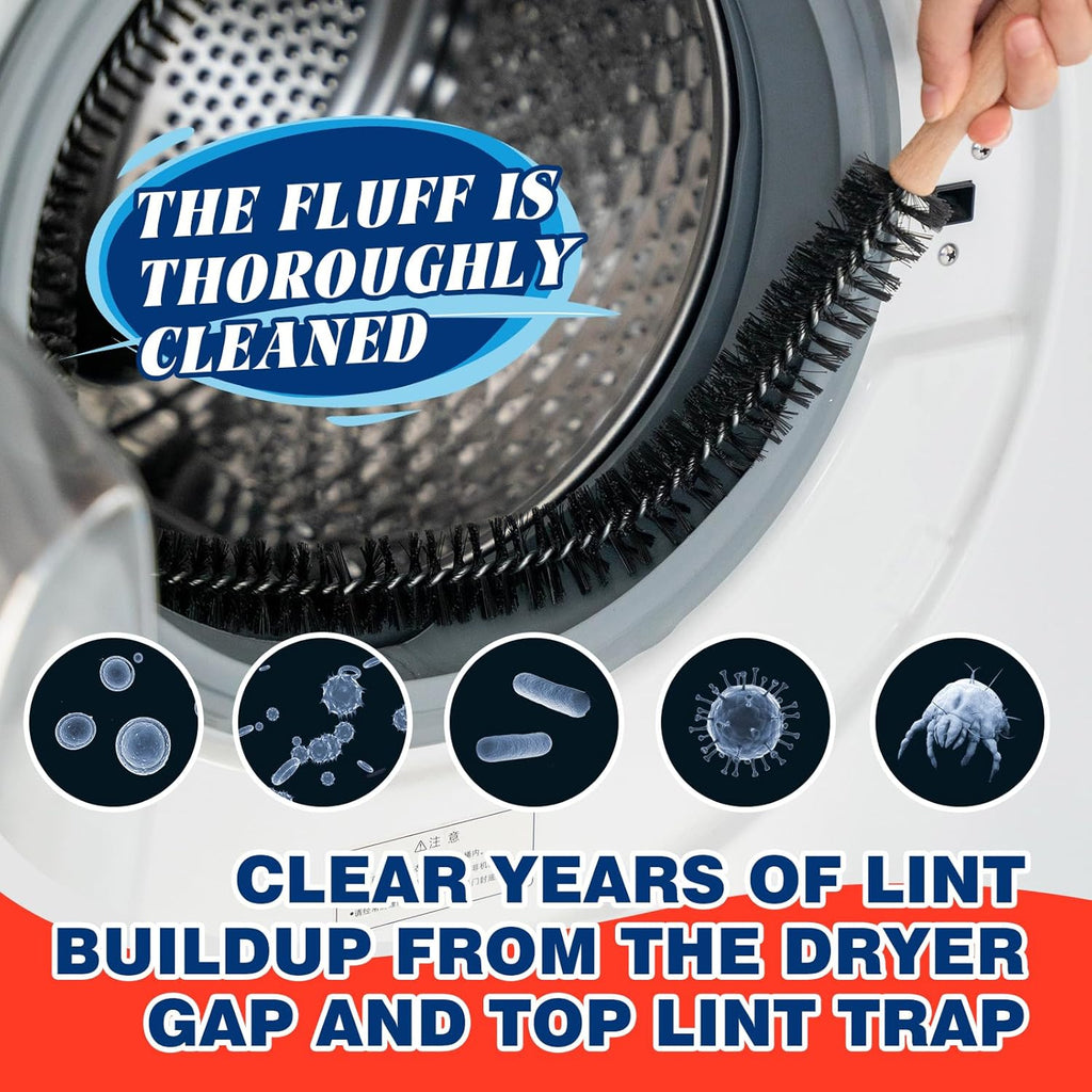Dryer Vent Cleaner Kit, Bluesea 33-Piece Omnidirectional Dryer Cleaning Kit Include 35 Feet Dryer