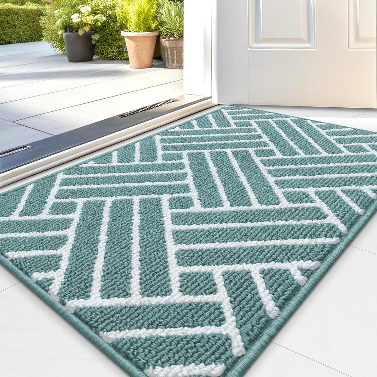 OLANLY Indoor Door Mat, 36x24 Inch, Dirt Resistant and Absorbent, Non-Slip Rubber Backing Floor