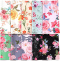 Sinmoe 20 Pcs Microfiber Cleaning Cloth Elegant Flower Design Microfiber Cloth Soft Multicolor