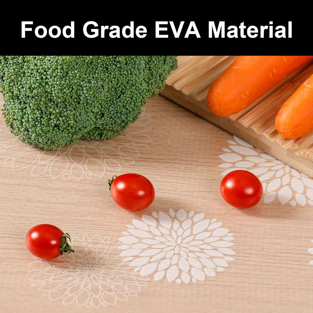 Cooyes Shelf Paper for Kitchen Cabinets Non Adhesive, Waterproof & Oil-Proof Kitchen Drawer Liner