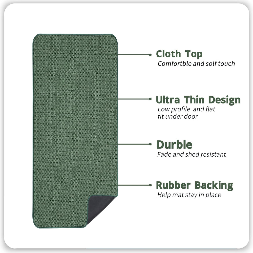 Bath Mat,Ultra Thin Bathroom Runner Rugs,Large Bath Mats for Bathroom,Quick Dry,Non-Slip,Machine
