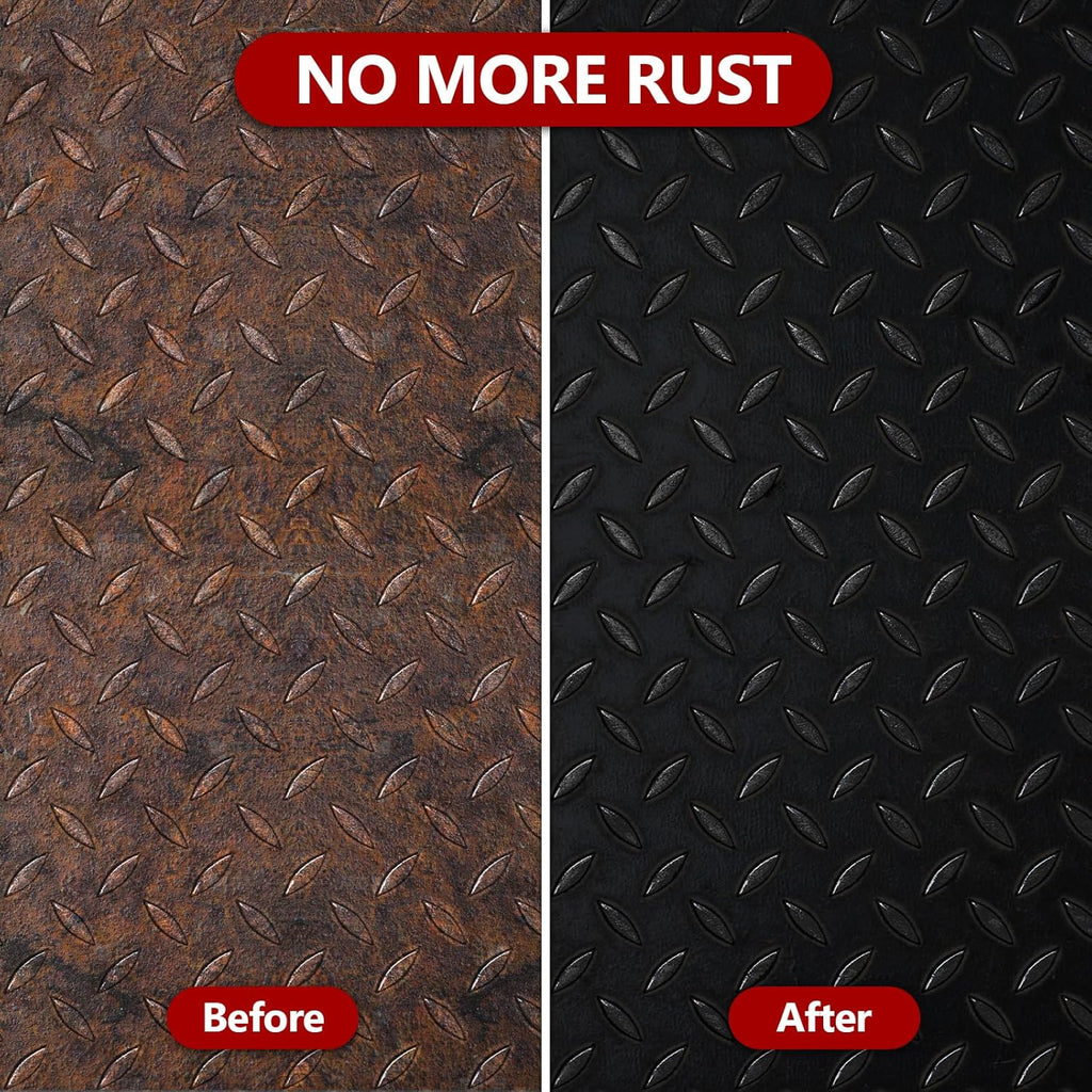 4-in-1 Rust Converter & Metal Primer, 34 Fl Oz Black Rust Inhibitor Paint for Metal, Automotive