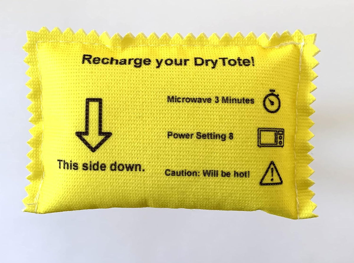 100g Rechargeable Desiccant Pack of 5 - Moisture Absorbing Bag - Silica Gel Desiccant Dehumidifier