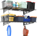 Ultrawall Garage Wall Shelves, 2 x 4 ft Wall Mounted Storage Shelves, Heavy Duty Wall Shelving with
