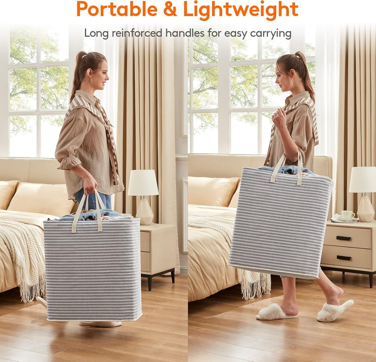 Lifewit Laundry Hamper Large Collapsible Laundry Basket, Freestanding Waterproof Clothes Hamper