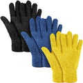 Patelai 3 Pairs Microfiber Plant Dusting Gloves Leaf Cleaning Gloves for Indoor Plants, Blinds