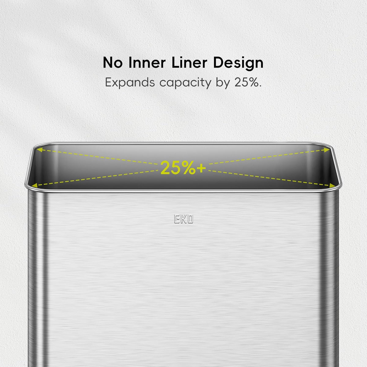 EKO Mirage X 80 Liter / 21.1 Gallons Motion Sensor Trash Can, Automatic Large Kitchen Trash Can