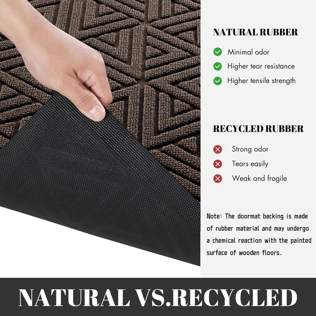 Yimobra Front Door Mat Outside Entrance 72 x 24, Waterproof and Washable Outdoor Mat, Non Slip