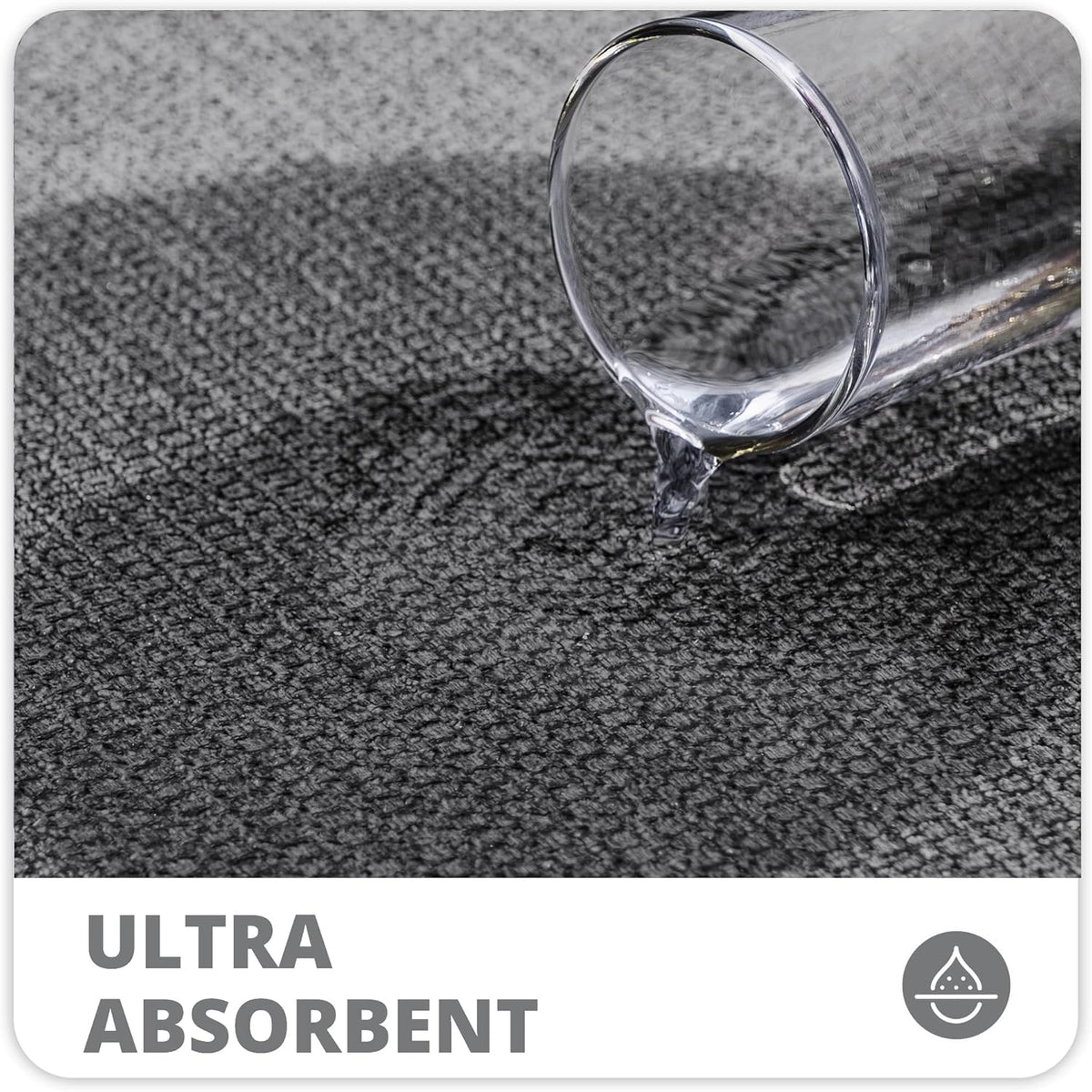 Bath Mat,Ultra Thin Bathroom Rugs,Rubber Bath Mats for Bathroom,No Slip Bath Rugs,Quick Dry,Machine