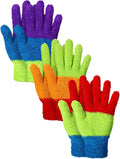 Patelai 3 Pairs Microfiber Plant Dusting Gloves Leaf Cleaning Gloves for Indoor Plants, Blinds