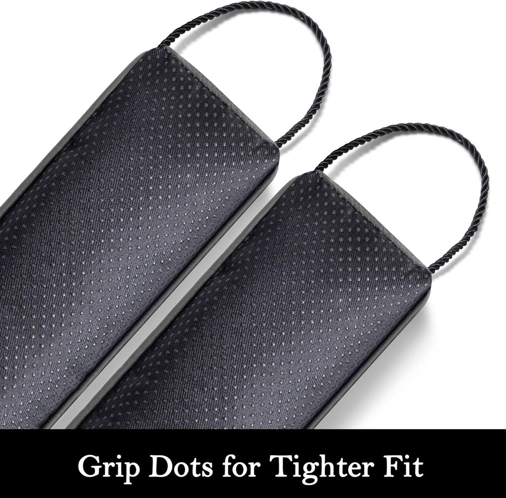 Sunolga 42" Door Draft Stopper Blocks Hot and Cold Air with Removable Washable Cover for Gaps Up to